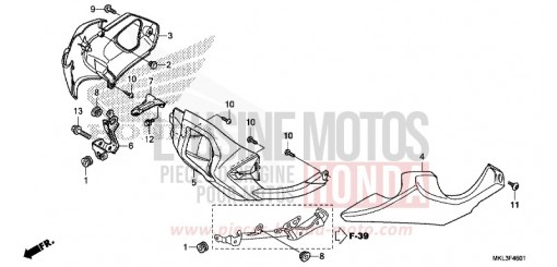 UNDER COWL (NC750XD) NC750XDL de 2020